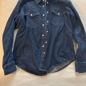 GU Denim long sleeve button down
